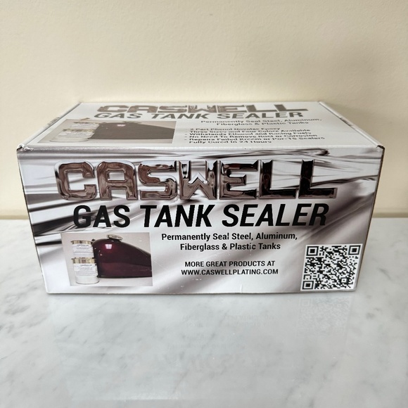 Caswell Other Caswell Clear Gas Tank Sealer Repair Kit For Up To 5